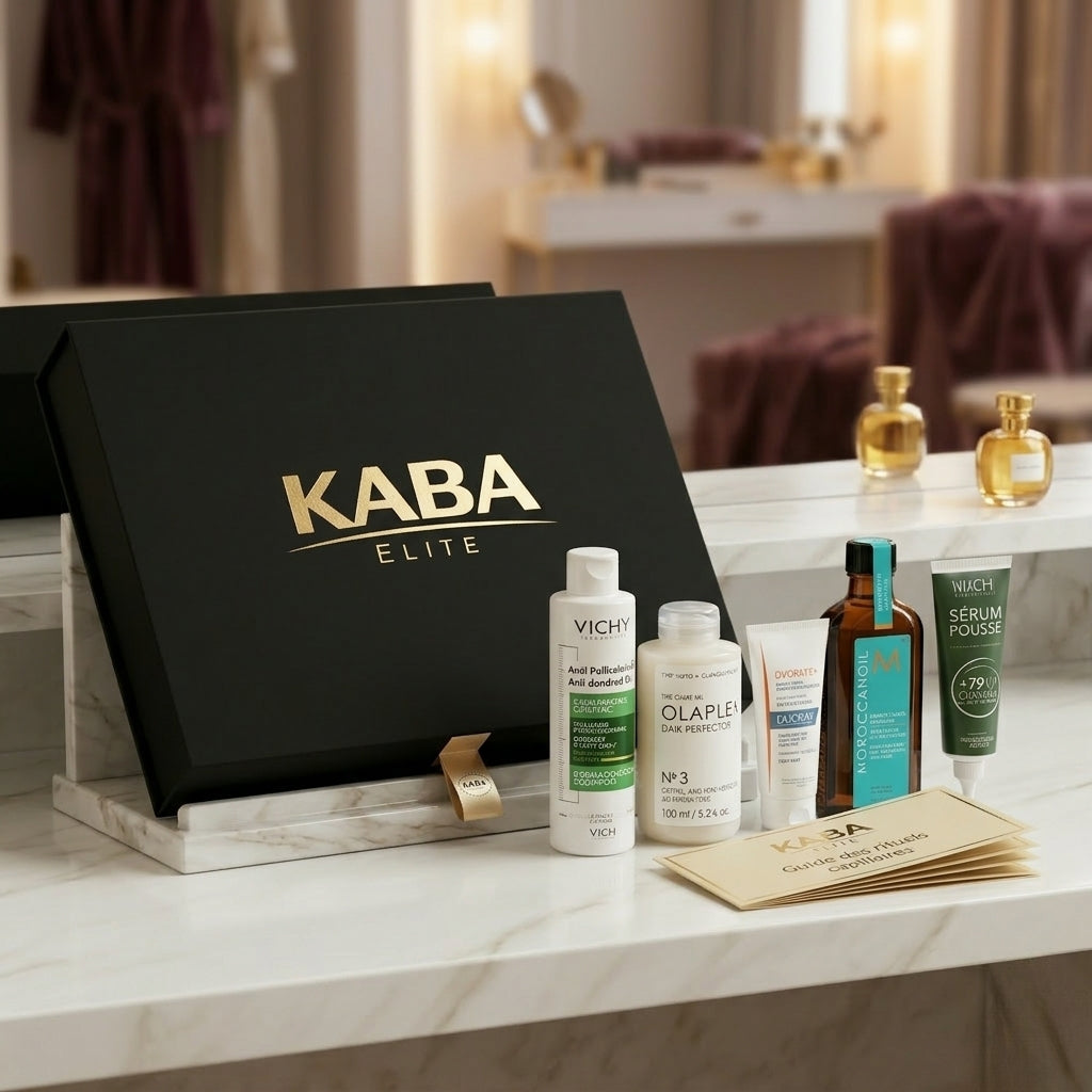 KABA ELITE – Coffret Soin Cheveux Luxe | Routine Complète Anti-Chute & Réparation